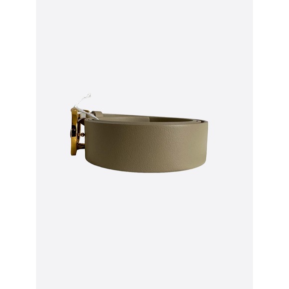 Dior Tan Leather Gold Buckle Belt - Picture 2 of 5